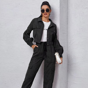 Ensemble de survêtement unisexe pour la salle de sport, vêtements de sport décontractés, ensemble d'entraînement conçu pour les hommes et les femmes, performance quotidienne - Product Image 1