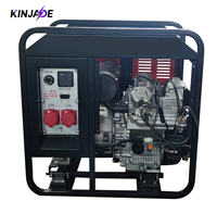 Générateur diesel à châssis ouvert K16000D 15,0 15,5 kW, démarrage électrique, portable, alimentation de secours commerciale, fournisseur OEM en gros à vendre