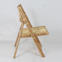 Chaise de loisirs pliante moderne en bambou et rotin avec housse amovible pour la maison, l'appartement, la villa, l'hôtel, la chambre, le salon et la salle à manger