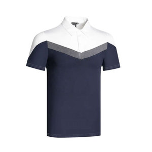 Camiseta Deportiva de Golf de Alta Calidad Personalizable para Hombre, de Algodón y Fibra de Bambú, Secado Rápido, Absorbe la Humedad, Tejido de Punto, 220g - Product Image 4