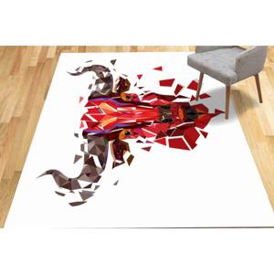 Alfombra con Diseño de Toro: Alfombra Antideslizante con Estampado Animal, Alfombra Suave de Tela No Tejida - Product Image 5