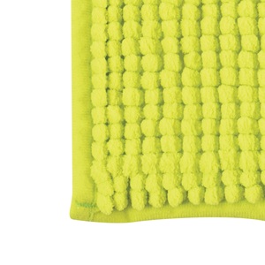 Tapis de bain en microfibre MSV « Chenille » vert, 40 x 60 cm - Product Image 3