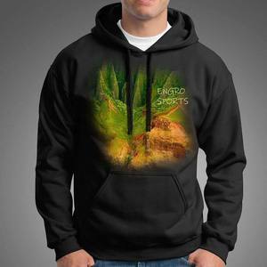 <b>Thick</b> 100% Cotton <b>Hoodies</b> for <b>Mens</b> Heavyweight Pullover Blank <b>Hoodies</b> High Quality Custom Puff Print Fleece <b>Hoodies</b> Unisex - Product Image 1