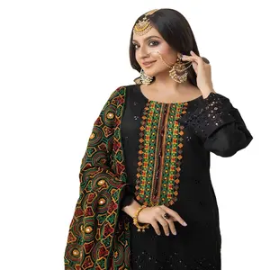 Mi ชุดสูทสนามหญ้าปากีสถาน3ชิ้นสำหรับสุภาพสตรีชุดปาร์ตี้ขายส่งคอลเลกชัน shahkaar ปากีสถาน - Product Image 1