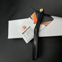 Meilleure vente en gros de rasoirs de coiffeur durables à manche en plastique coupe droite couteau pliant rasoi pour shavette à gorge