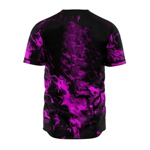 Camiseta de béisbol bordada, personalizada, 100% poliéster, estilo sublimación, venta al por mayor - Product Image 2