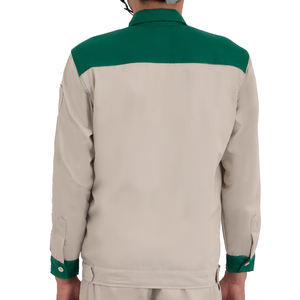 Uniforme de trabajo industrial personalizado para trabajadores Tela de poliéster de algodón transpirable duradera OEM disponible - Product Image 4