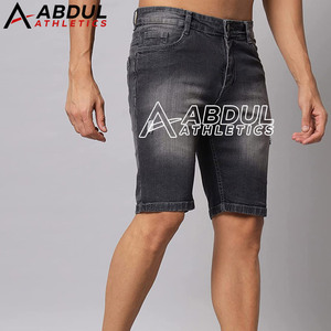 กางเกงยีนส์ขาสั้นคุณภาพสูง กางเกงยีนส์ขาสั้นลำลอง กางเกงยีนส์ขาสั้นราคาถูก สำหรับขายออนไลน์ ผลิตในปากีสถาน - Product Image 2