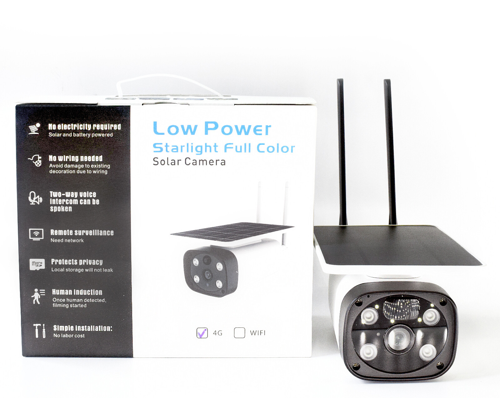 Solar Wifi 4G Home Outdoor Security Video Camera System CCTV Solar Panels Wireless CCTV Outdoor Network Ptz 360 Camera · image 5