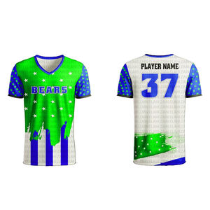 T-shirt en maille de coton/polyester pour garçons avec logo personnalisé, nouveau style sublimé pour jeunes, pour la salle de sport, le MMA, la boxe, respirant, séchage rapide - Product Image 3