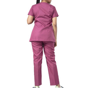 Uniforme médico profesional, conjuntos de uniformes de manga corta para mujeres, el mejor diseño de fabricación, exfoliante médico impreso para mujeres - Product Image 4
