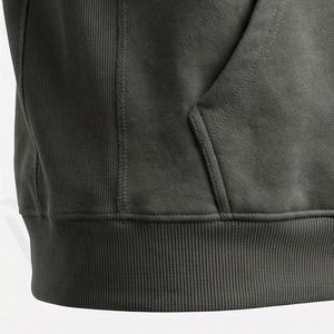 Sweat à capuche gaufré de qualité supérieure pour homme 2025, avec logo personnalisé imprimé, en molleton 100 % coton, uni, fourniture ODM, vêtement d'hiver, couleur personnalisable - Product Image 5