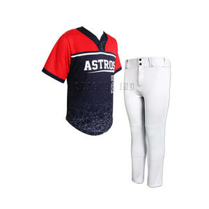 ชุดเครื่องแบบเบสบอลสำหรับเยาวชนเสื้อซอฟต์บอลแบบมีกระดุม - Product Image 1