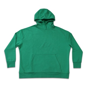 Alta calidad 80% Algodón 20% poliéster Terry tela pulóver sudaderas con capucha Unisex longitud larga personalizable Logo impresión OEM - Product Image 1