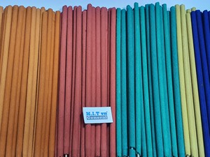 Fabricant de bâton d'encens brut de couleur et de taille personnalisées non parfumées CHAUD! + 84 961 633 908 pour usage religieux - Product Image 4
