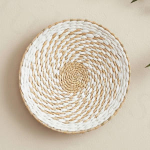 Décorations murales en jacinthe d'eau de luxe, tissées à la main, style bohème, à bon prix. - Product Image 5