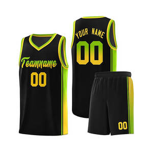 Maillots de basket-ball pour hommes uniformes d'équipe maillots costumes Teamwear Club Basketball uniformes ensembles - Product Image 4