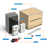 Kit Système Solaire Hybride 15 kVA Plug-and-Play pour Maison avec Onduleur et Batterie de Secours 20 kW