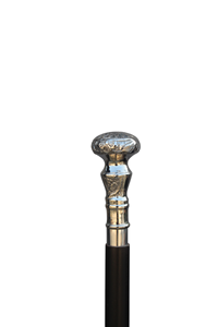 <b>Antique</b> Finished Wood <b>Walking</b> Cane with Metal Handle Super Quality Home Decor for Sale by Exporters - Product Image 5