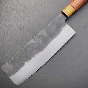 Cuchillo de Cocina Multifuncional JEXMOO OEM, Hecho a Mano con Acero al Carbono, Mango de Madera y Funda de Cuero para Uso en la Cocina - Product Image 6