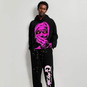 Sudadera con Capucha para Hombre, Estilo Halloween, Y2K, Gótico, Cyberpunk, con Estampado de Calavera, Estilo Urbano, Harajuku, Informal, para Invierno - Product Image 2