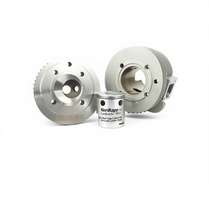 Kit cylindre à clapets en aluminium 2 temps Nordkapp New Pinasco pour têtes de cylindre de scooter/moto Farobasso 160cc - Product Image 2