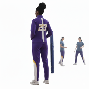 Survêtements d'hiver légers imprimés respirants, ensembles de vestes et de pantalons pour sports d'équipe, extensible dans les quatre sens, taille élastique, grande taille, personnalisable - Product Image 2