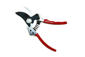 6.7inch Light Duty Bypass <b>Pruning</b> Shears SK5 High Carbon Steel Aluminum Handle PTFE Coated Anti-Slip Grip Red Silver Model - Product Image 2