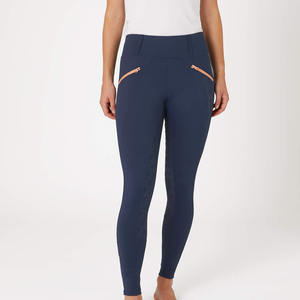 Culotte d'équitation personnalisée respirante de qualité supérieure pantalon à siège intégral imprimé en silicone pour femmes leggings d'équitation - Product Image 1