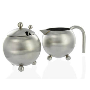 Handmade Stainless Steel Sugar <b>Canister</b> <b>Set</b> with Tray Antique Finishing Kitchenware Dining Tabletop Decorative at Home - Product Image 6