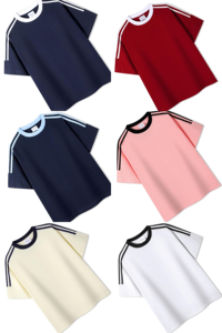 T-shirt à col ras du cou surdimensionné unisexe 100% coton 260g sérigraphie séchage rapide conception respirante avec épaule tombante - Product Image 5