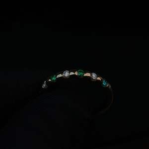 Bague en diamant de laboratoire de luxe EF couleur coupe ronde or Rose argent IGI SGL certifié bijoux fins pour les fiançailles - Product Image 6