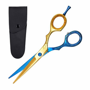 Tijeras de peluquería, tijeras de corte de pelo de acero inoxidable para salón, Material personalizado, tijeras de peluquero con logotipo personalizado - Product Image 1