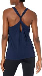 Camiseta sin mangas informal de cuello alto para mujer, camisetas deportivas para mujer, camisetas deportivas, sujetadores deportivos - Product Image 2