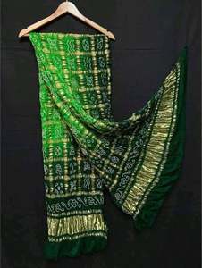 Dupatta élégant et traditionnel en soie Gajji pure, multicolore, Bandhej, forte demande - Product Image 4