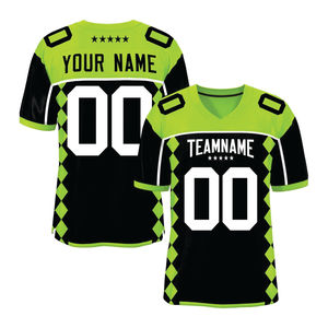 Camiseta de fútbol americano personalizada al por mayor camiseta de fútbol sublimada cosida camiseta de rugby de alta calidad para hombres/jóvenes - Product Image 1