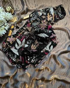 Latest Arrival Indian Traditional Exclusive Handloom Tussar <b>Silk</b> <b>Fabric</b> Saree With Digital Printed Saree Bridal Wedding Wear - Product Image 3