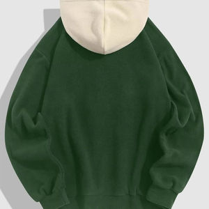 Grossiste en vêtements personnalisés, sweat-shirt à capuche lourd, polaire premium, coton, coupe régulière, uni, respirant, séchage rapide, poche - Product Image 1