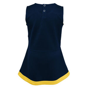 Uniformes de Animadoras al por Mayor, Tops Cortos con Tirantes para Mujer, Faldas Cortas, Sublimación, Servicio OEM, Disfraz de Animadora, 100% Poliéster - Product Image 1