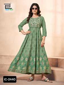 Indian Trendy New Designer Heavy Georgette Digital Print and Embroidery Work with Plus Size Available for Women Wedding Wear - Product Image 4