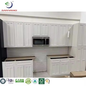 Armoires de cuisine modulaires en bois de style européen Produit de la plus haute qualité - Product Image 2