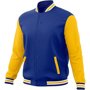 Sleeve Appliques <b>Patchwork</b> Varsity Men's <b>Jacket</b> Chenille Embroidery Badge Letterman Baseball <b>Jacket</b> Custom - Product Image 2