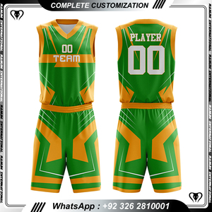 Uniformes de Baloncesto para Hombre de Último Diseño, Bajo Precio y Buen Material, Servicios OEM, Moda en Tendencia, Buena Venta - Product Image 4