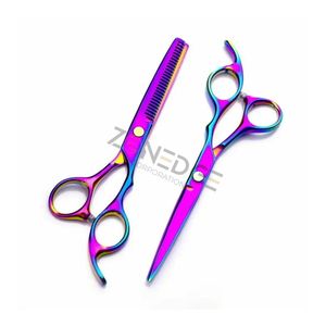 Vente de ciseaux de coiffure en acier inoxydable, ensemble de ciseaux de barbier, conception de logo personnalisée pour hommes et femmes par Zonedge - Product Image 1