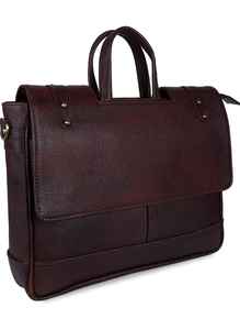 2025 Latest Creations Custom Vintage Genuine Leather Laptop <b>Briefcase</b> Wholesale Business Bag Men's Covers for Laptop - Product Image 4