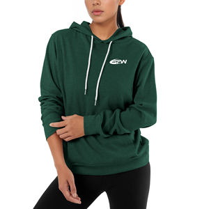Sudaderas con Capucha para Mujer al por Mayor, Personalizadas, Oversize, Estilo Urbano, Chaquetas de Forro Polar 100% Algodón, Color Liso, a la Moda - Product Image 1
