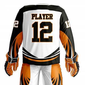 Logo personnalisé meilleur matériel nouveau modèle meilleure vente services ODM fabriqués en usine uniforme de hockey sur glace - Product Image 4