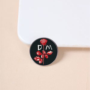 Nouvelle Broche Ronde Pop Depeche Mode Bande Musique Rock Chansons Lyriques Pin's Métal Badge Accessoires Vêtements Sacs - Product Image 3