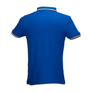 Polo Piqué Tricolore Personalizzata Promozionale - Product Image 4