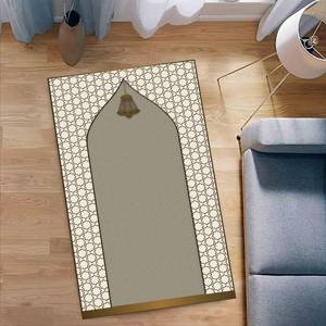 Tapis de prière religieux fin, tapis imprimé : tapis de prière musulman, avec tapis à poils doux - Product Image 3